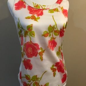 Bright floral print tank top type